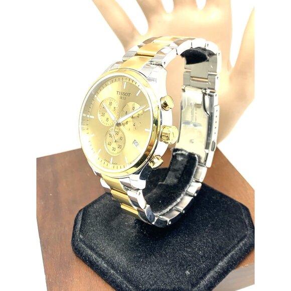Tissot Men's Watch Chrono XL Swiss Quartz Chronograph Two Tone T1166172202100 - Picture 15 of 15
